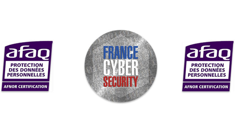 Logos de certifications cybersecurité