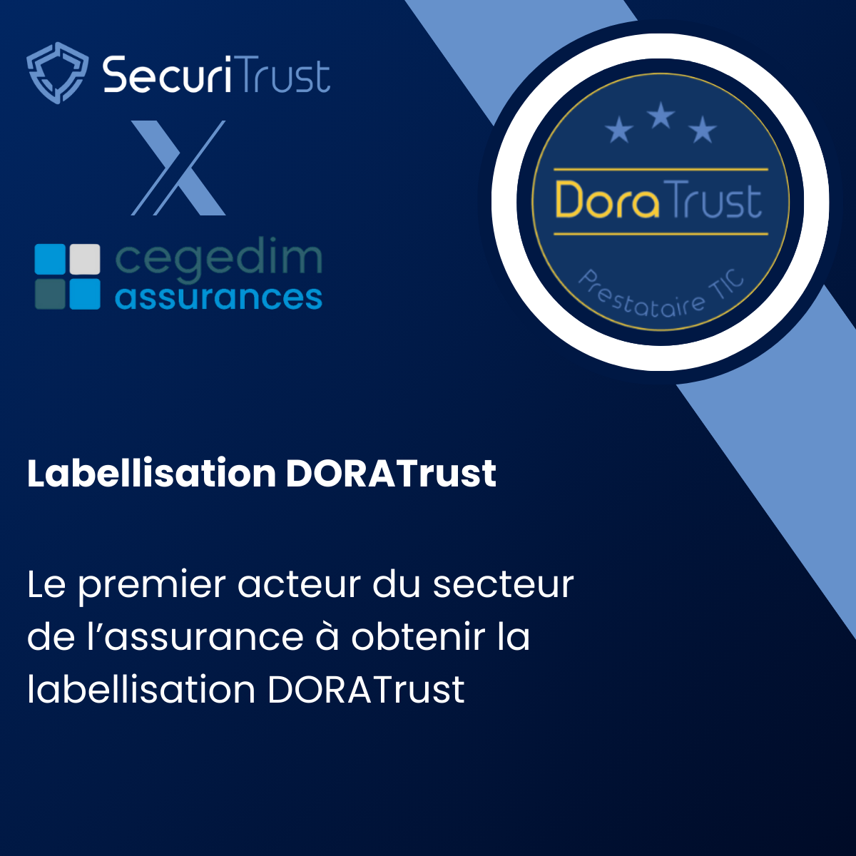 Communiqué de presse : 1er Label DORATRUST délivré